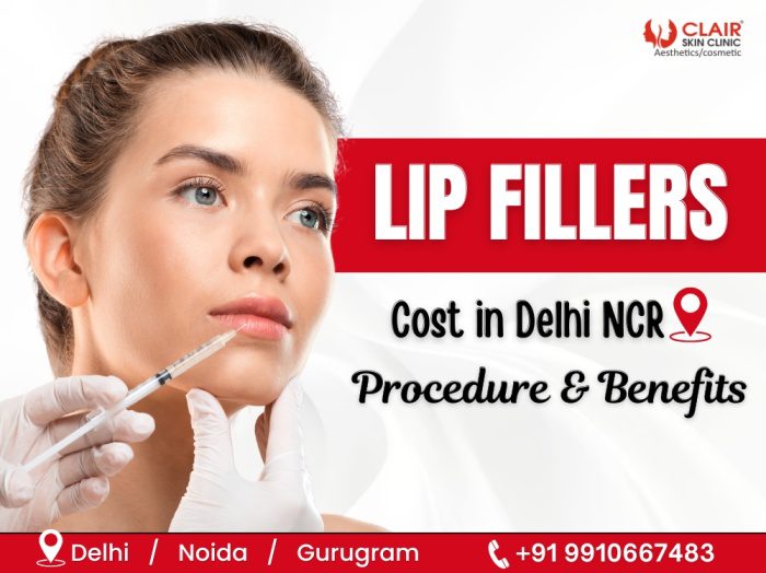 Lip Fillers Cost in Delhi NCR- Procedure & Benefits